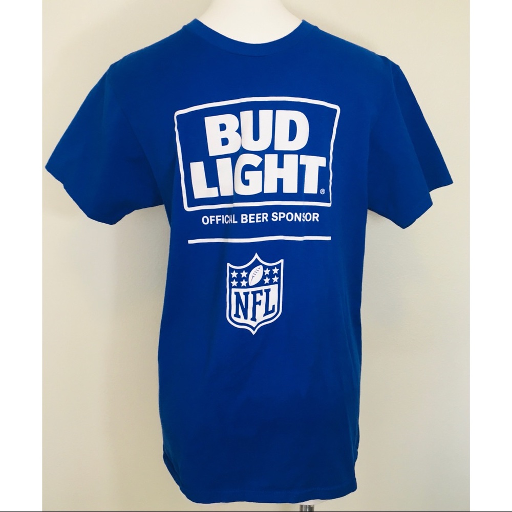 NFL Bud Light Beer Promo T-shirt